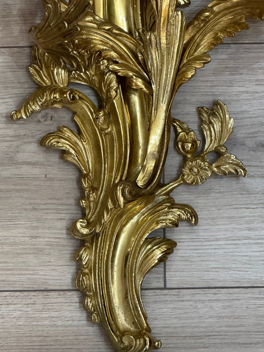 Pair Of 19th Century Sconces-photo-3