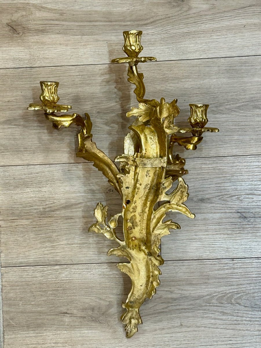Pair Of 19th Century Sconces-photo-4