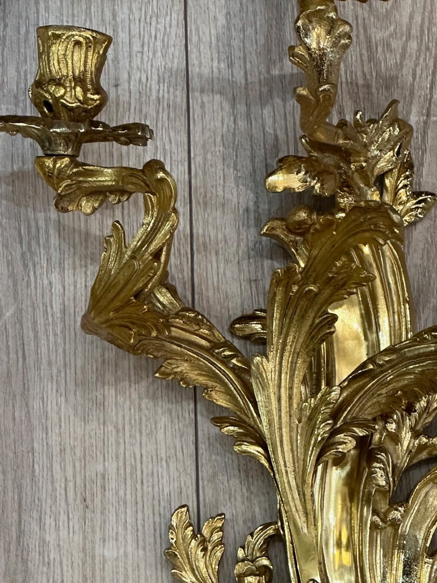 Pair Of 19th Century Sconces-photo-3