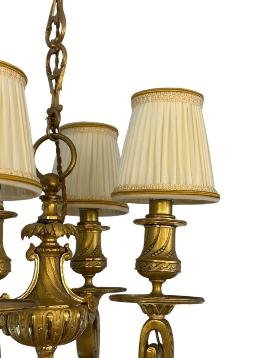 Lustre à 4 lumières de style Louis XV-photo-4
