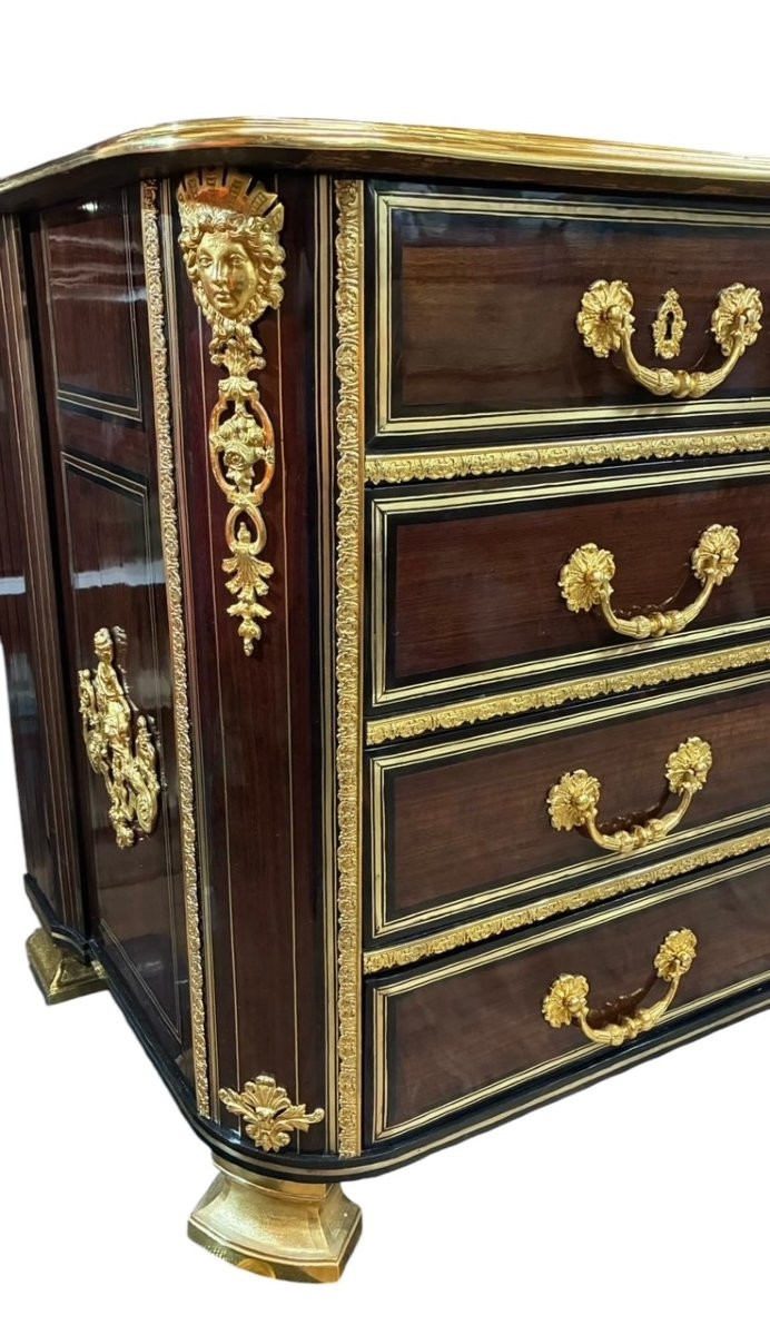Louis XIV Style Chest Of Drawers-photo-4
