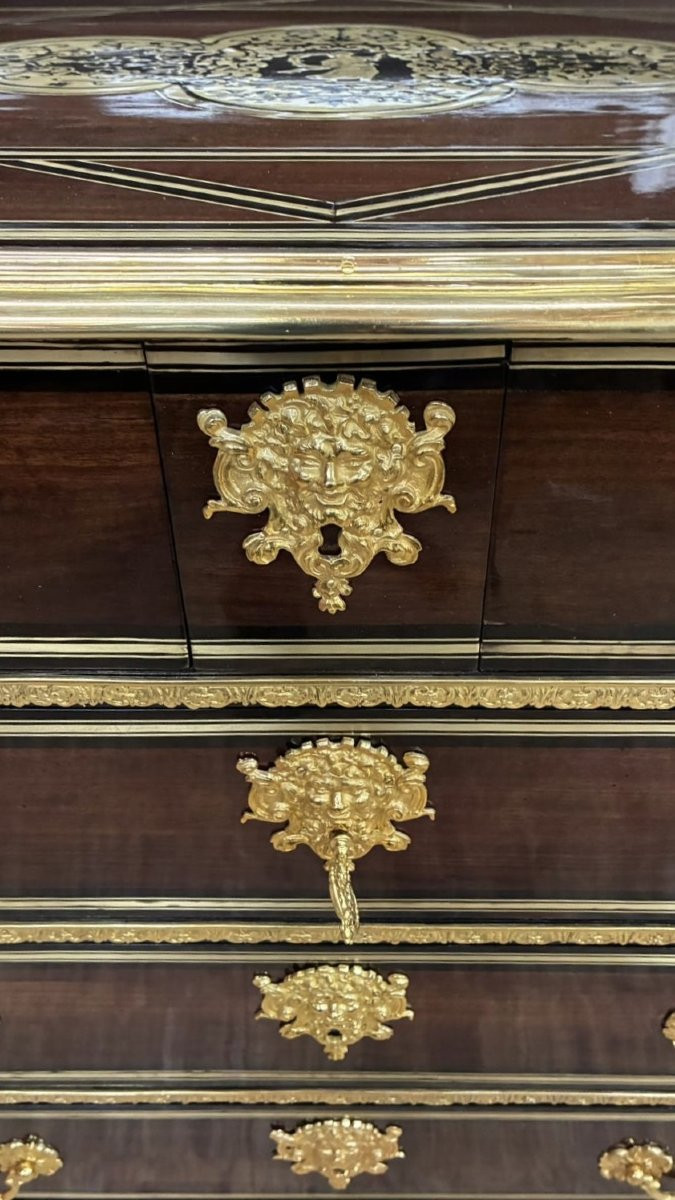 Louis XIV Style Chest Of Drawers-photo-1