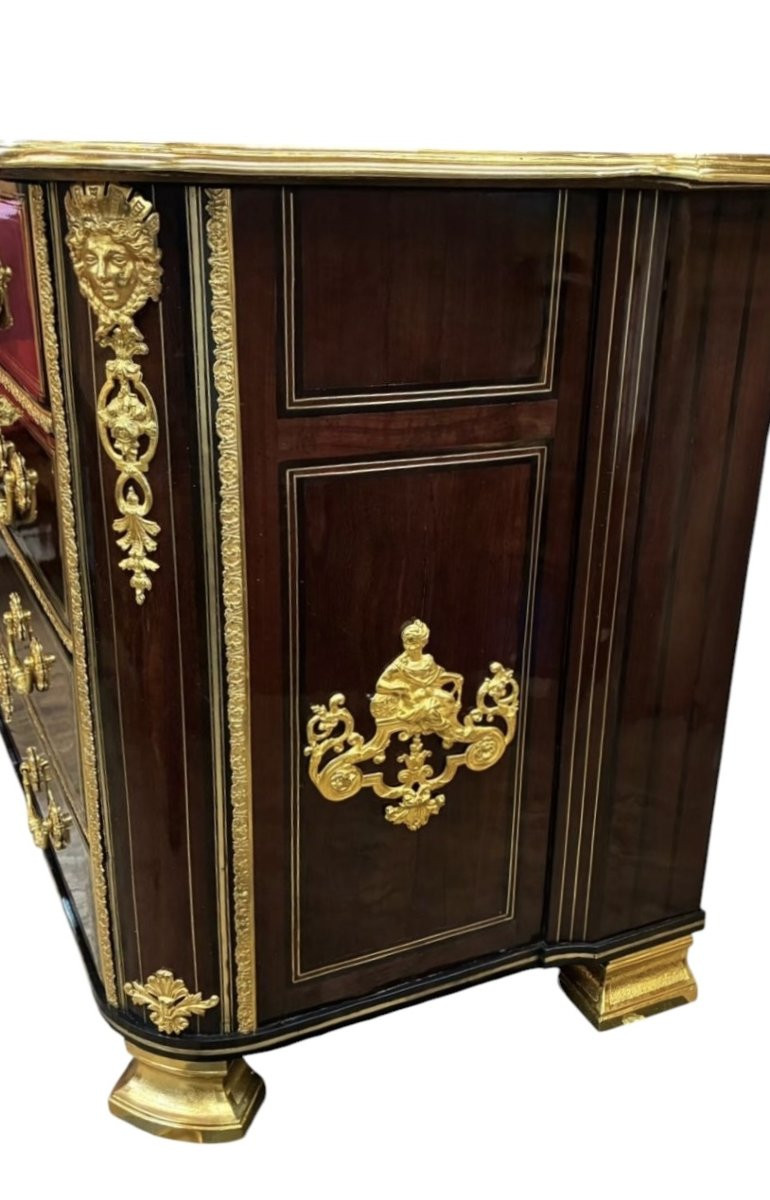 Louis XIV Style Chest Of Drawers-photo-2