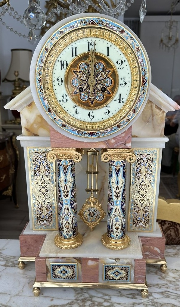 Napoleon III Onyx And Bronze Trim-photo-2