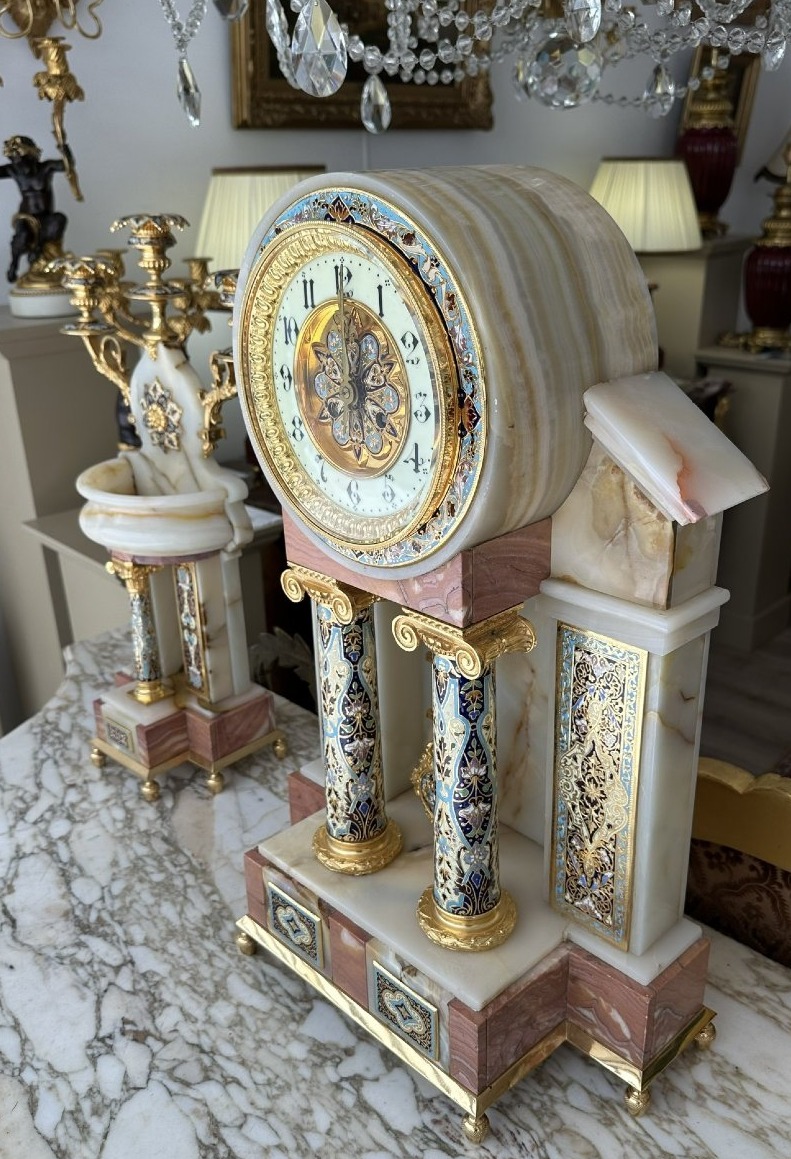 Napoleon III Onyx And Bronze Trim-photo-3