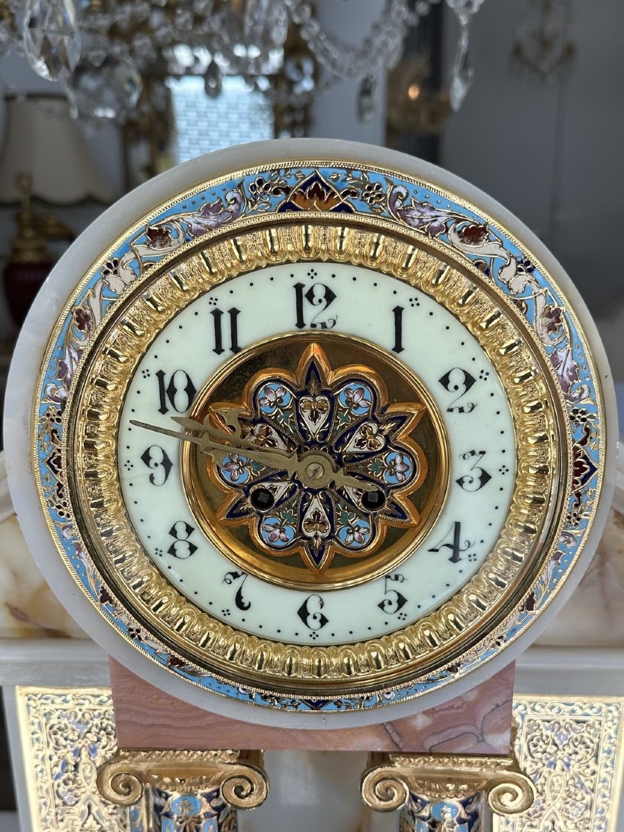 Napoleon III Onyx And Bronze Trim-photo-1