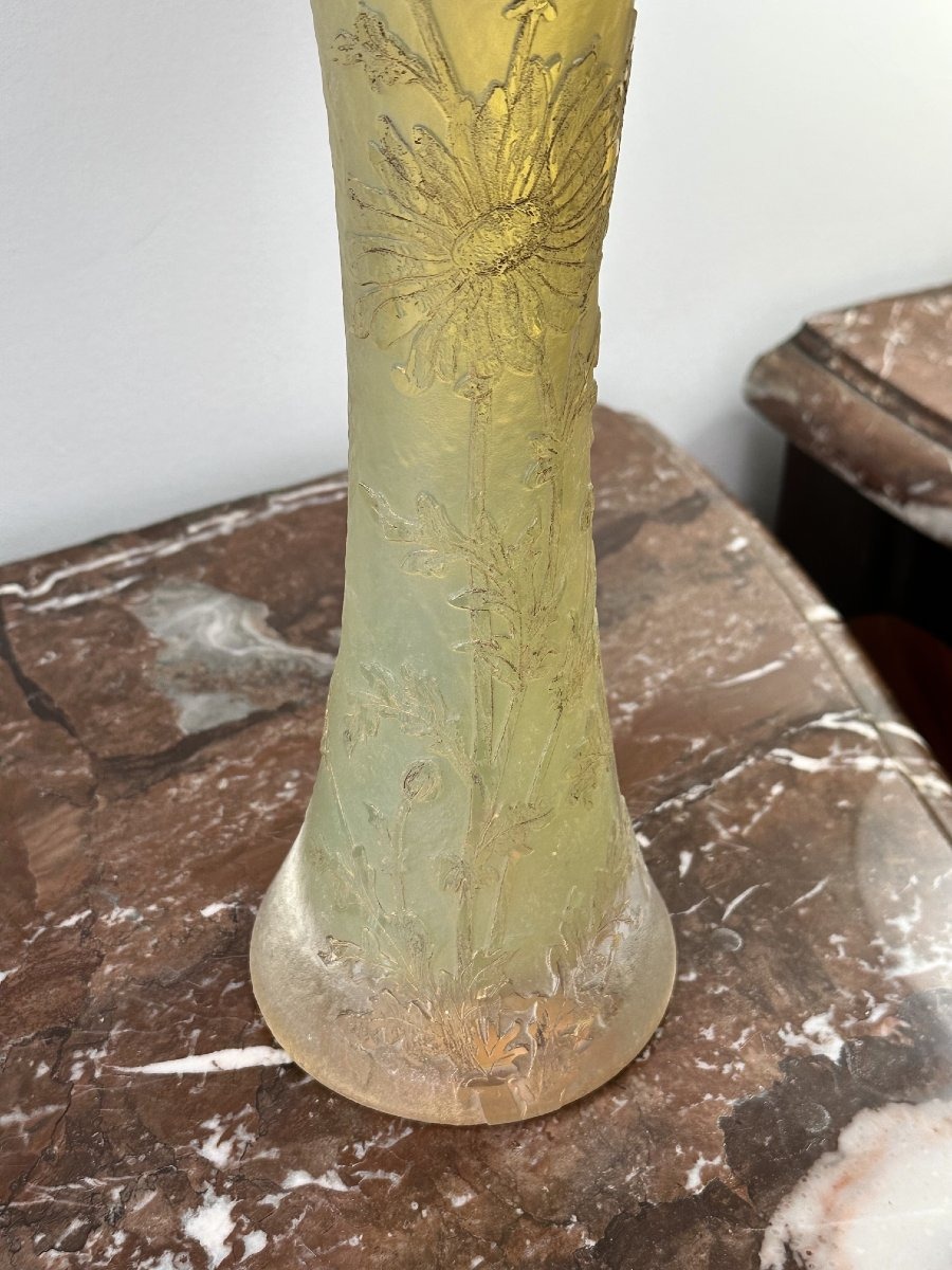 Daum Nancy "marguerites" Vase-photo-3