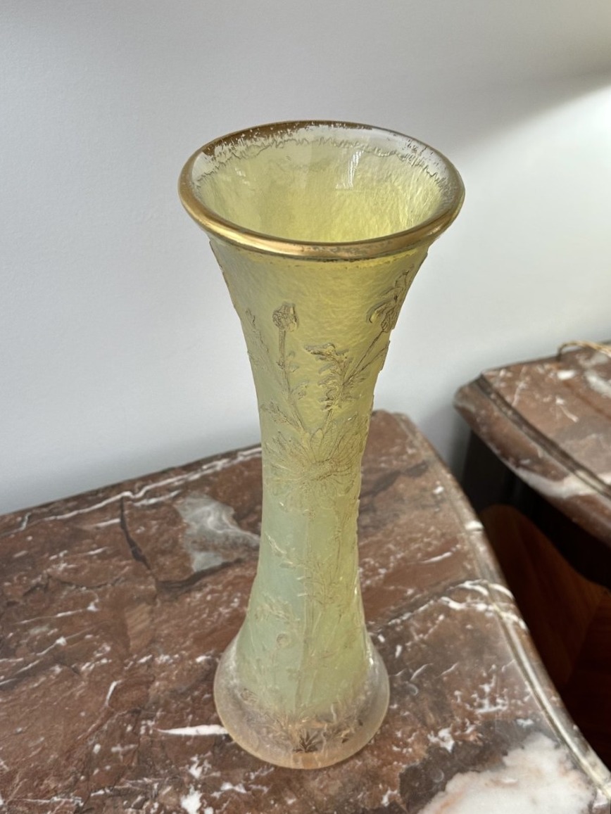 Daum Nancy "marguerites" Vase-photo-4