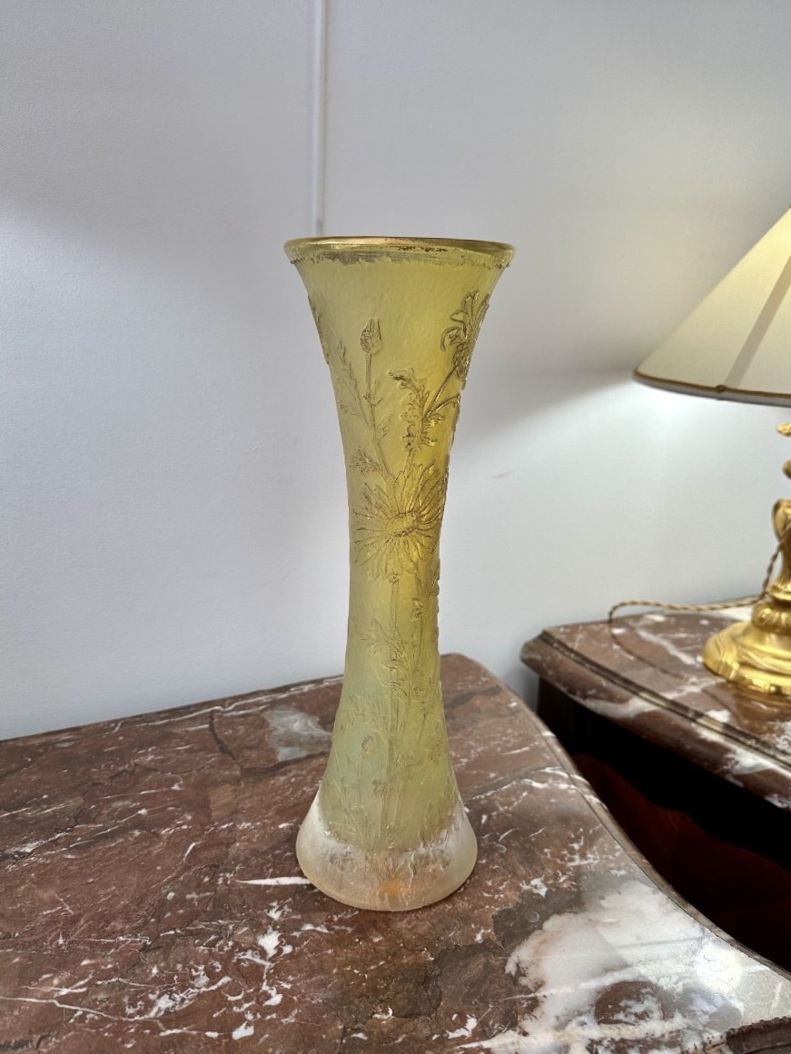 Daum Nancy "marguerites" Vase-photo-3