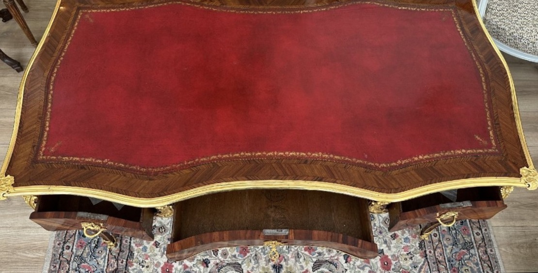 Louis XV-style Flat-topped Desk-photo-2