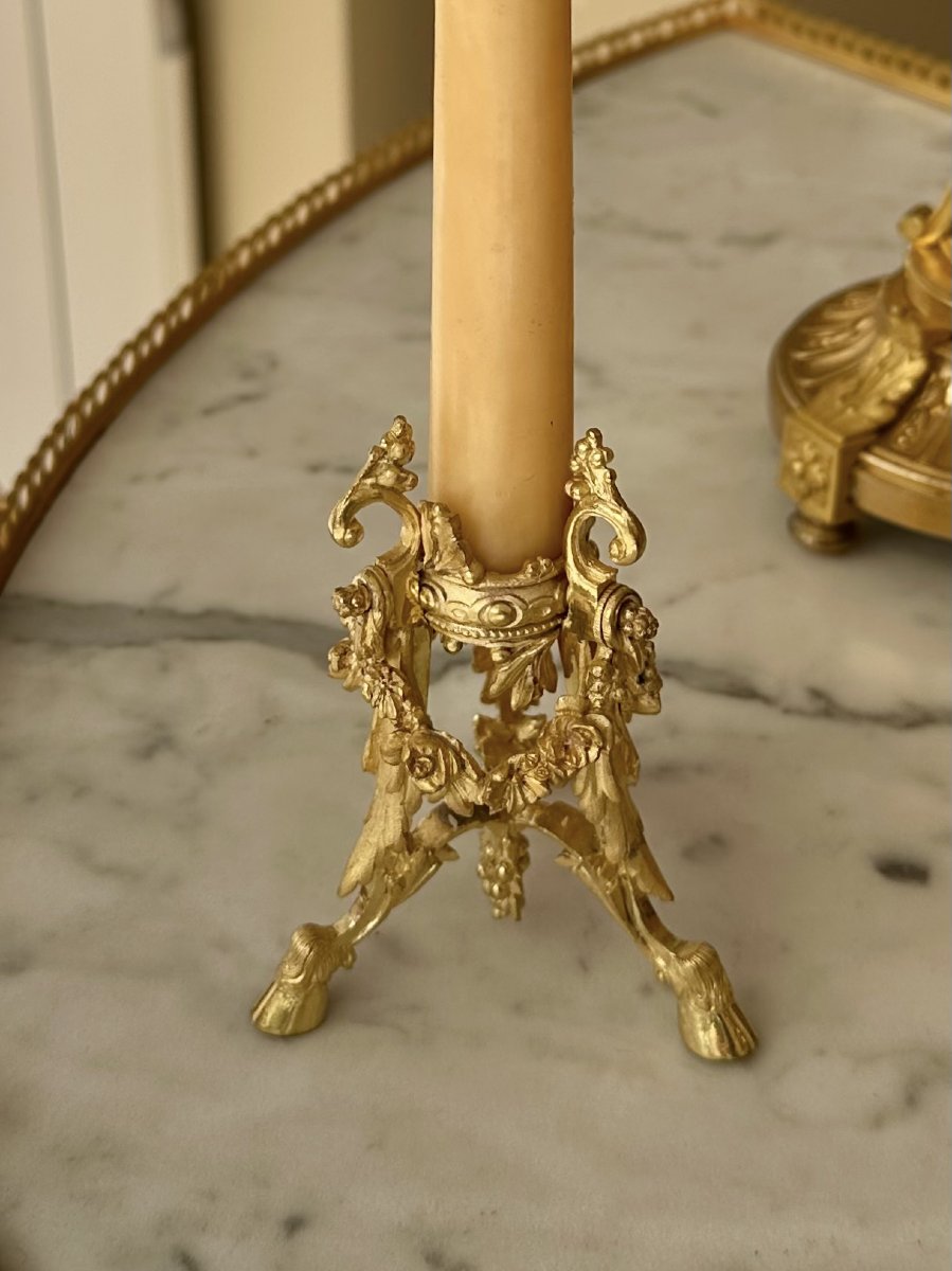 Pair Of Table Candlesticks-photo-2