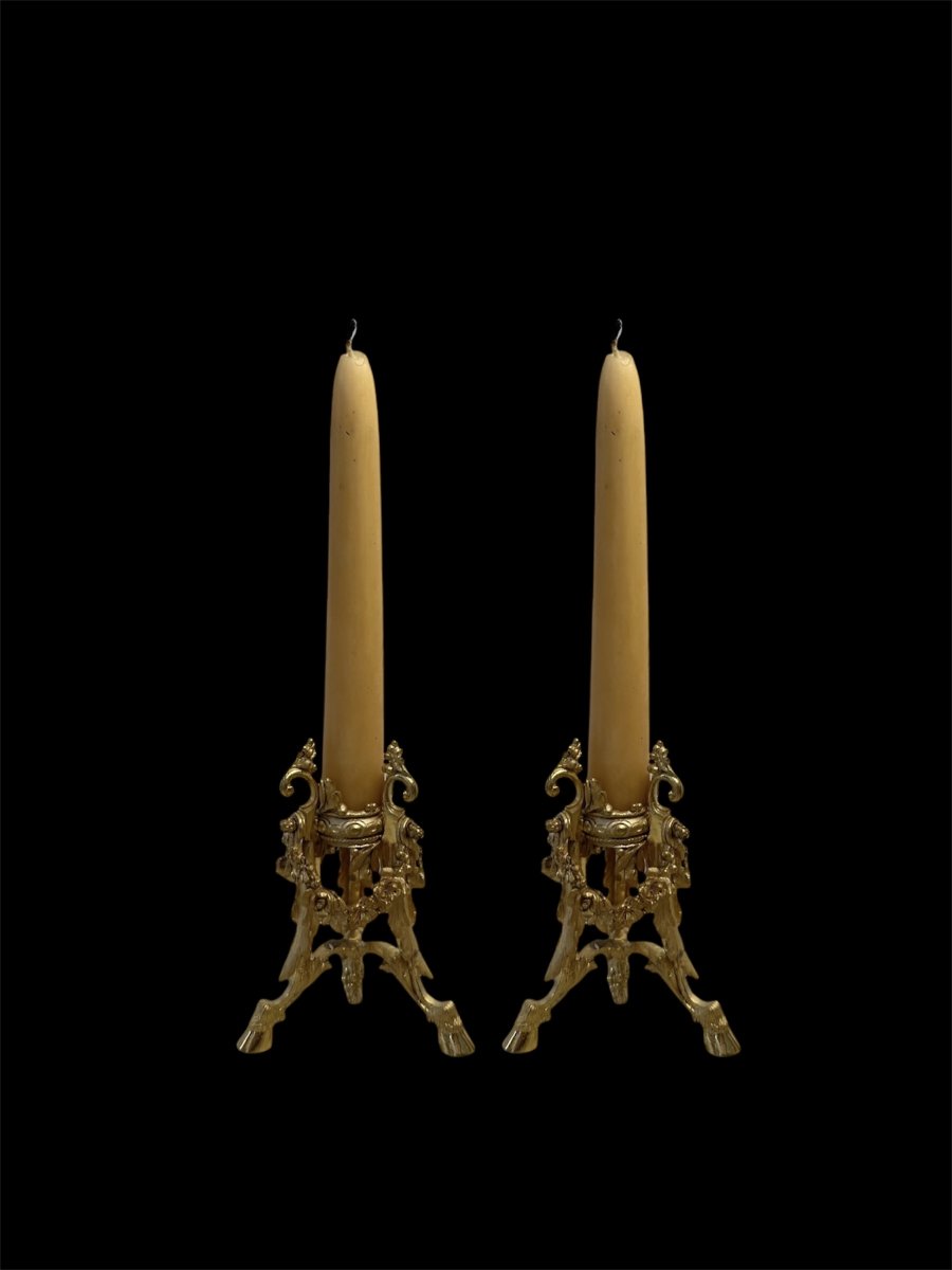 Pair Of Table Candlesticks