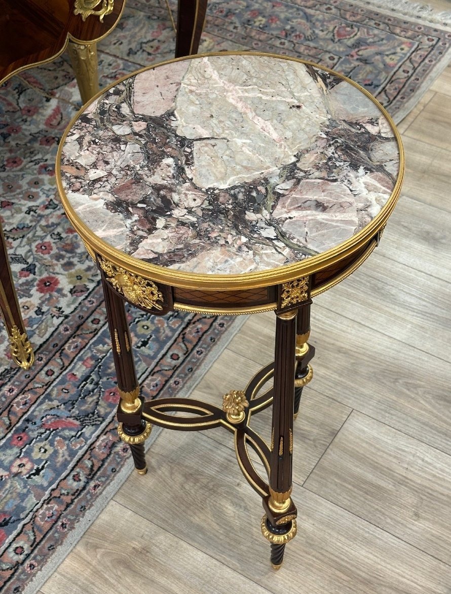 Circular Tripod Side Table-photo-2