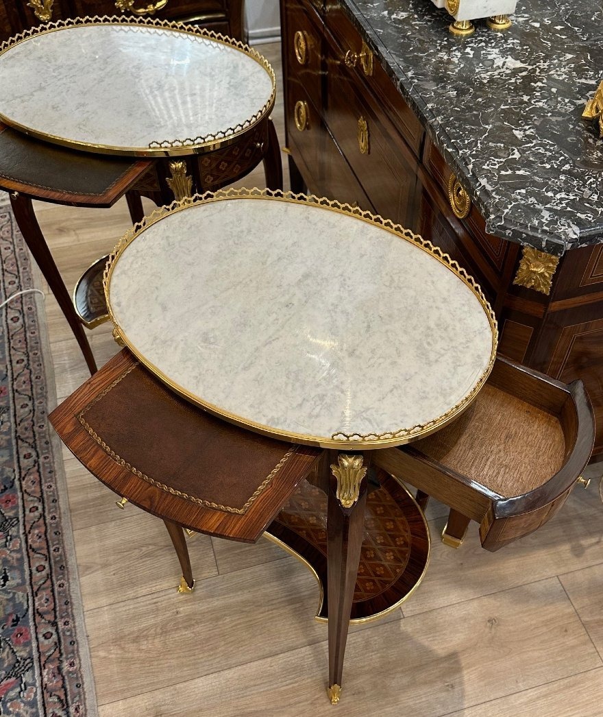 Pair Of 19th-century Living Room Tables-photo-3
