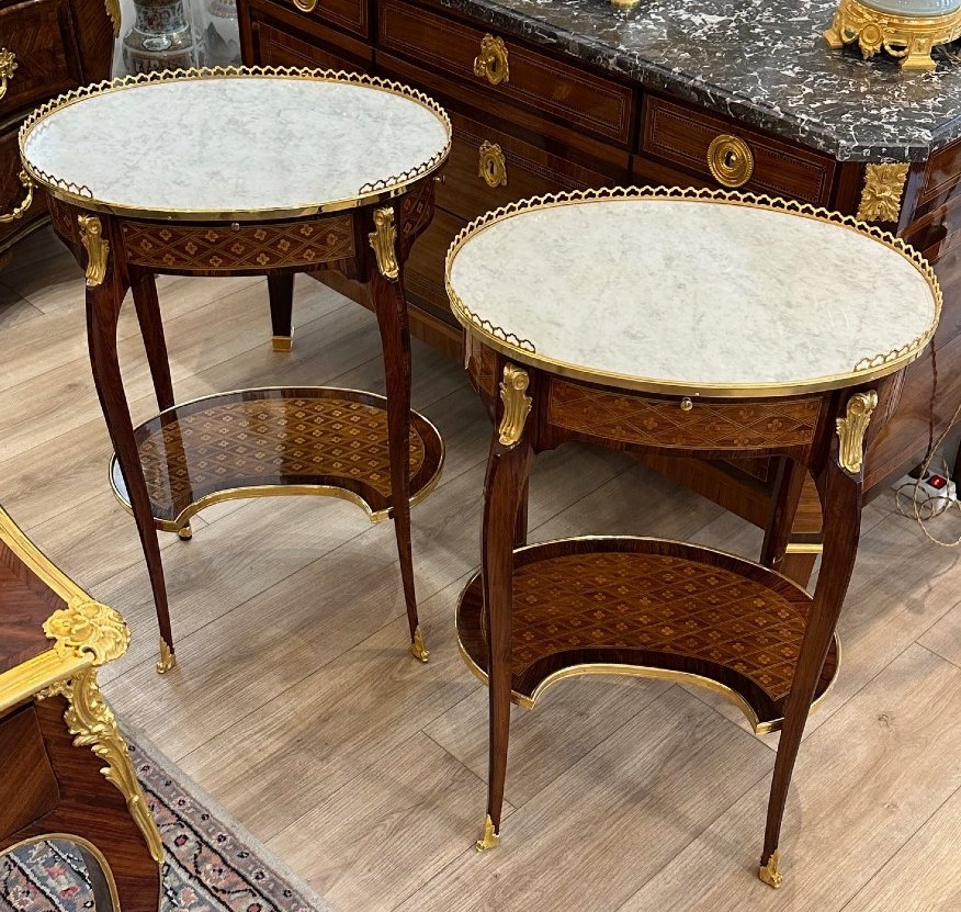 Pair Of 19th-century Living Room Tables-photo-5