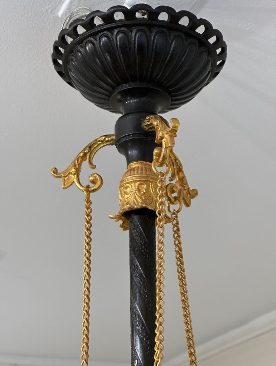 Lustre de Style Empire, Époque Napoléon III -photo-4