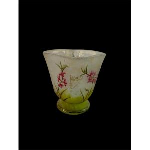 Vase Daum Nancy aux Daphnés