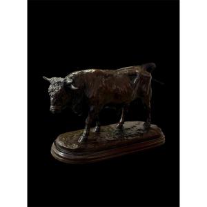 Bronze au taureau d'après Rosa BONHEUR