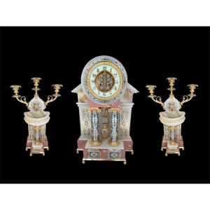 Napoleon III Onyx And Bronze Trim