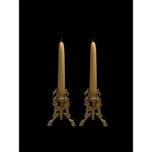 Pair Of Table Candlesticks