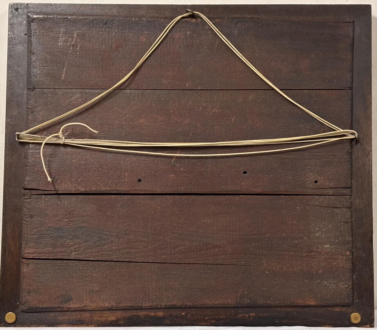 Miroir XIXème en bois de noyer richement sculpté d'attributs maçonniques-photo-8