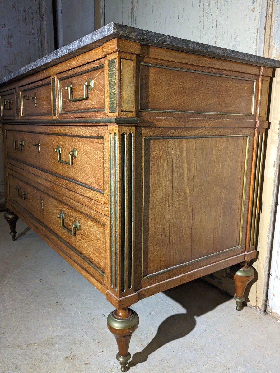 Louis XVI Chest Of Drawers 18th-photo-2