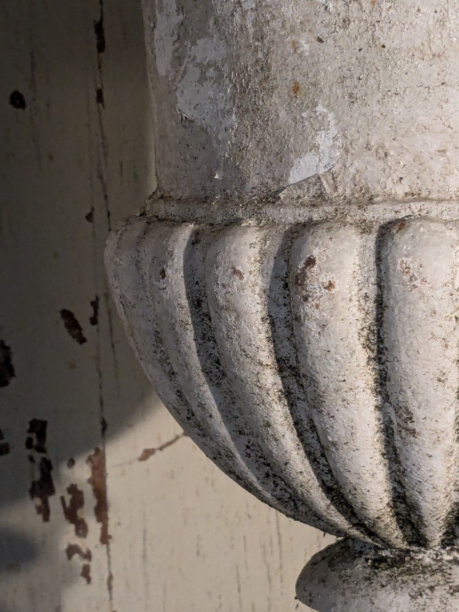 Paire De Vases Médicis 18 ème siècle-photo-1