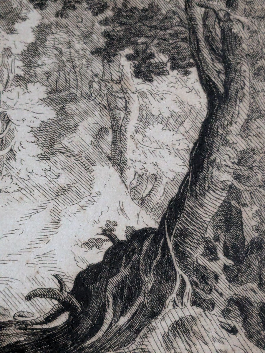 Pair Of Engravings "cabinet Du Roy"-photo-4