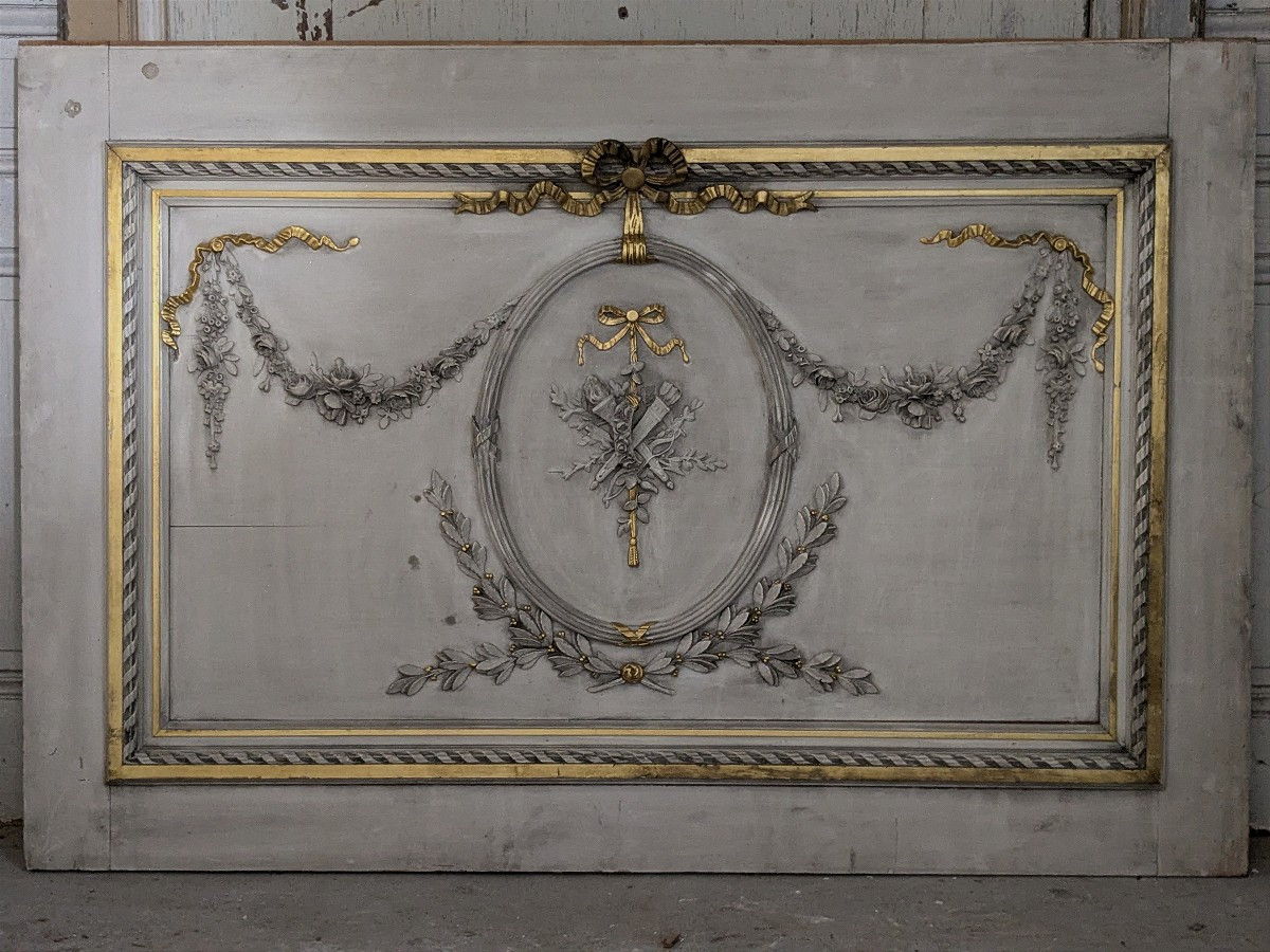 Large 19th Century Wood Panel