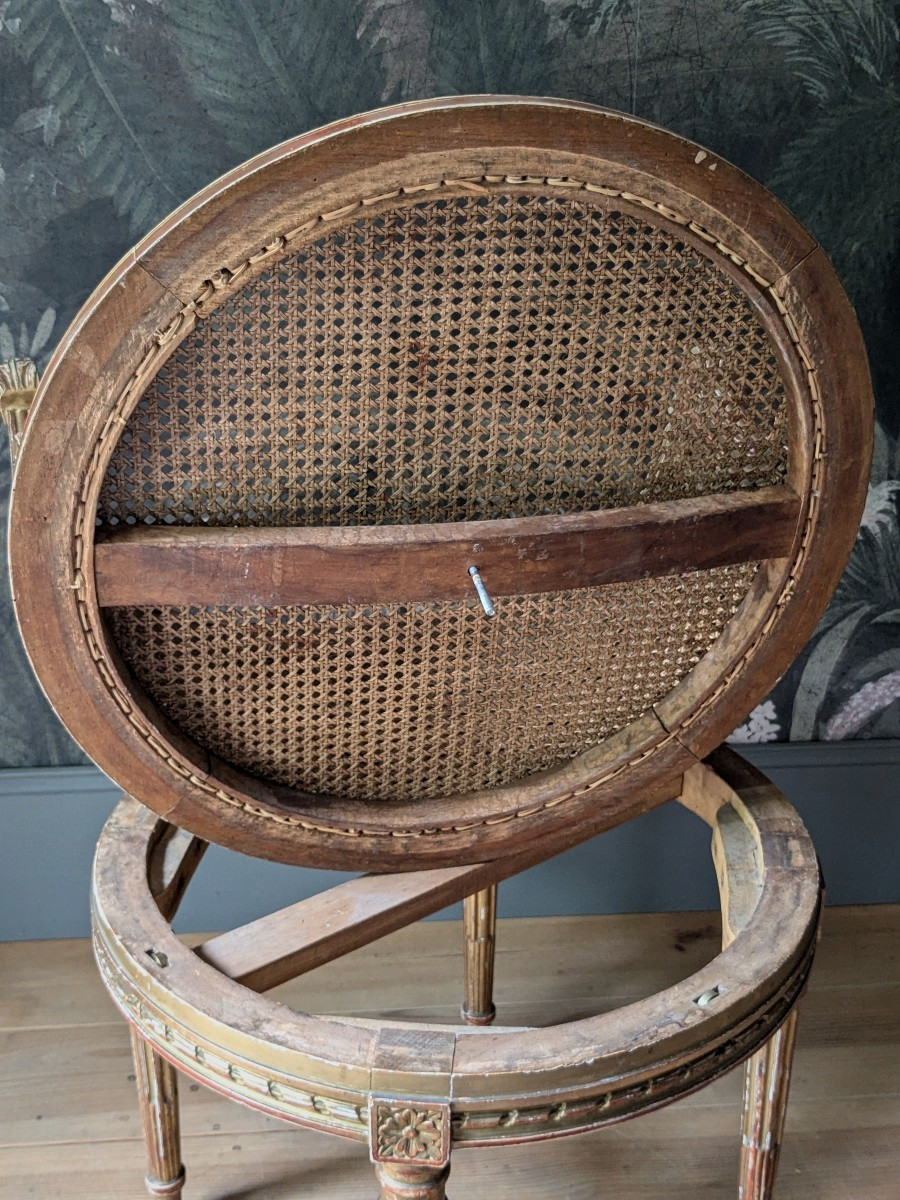 Fauteuil de bureau 19 ème siècle-photo-4