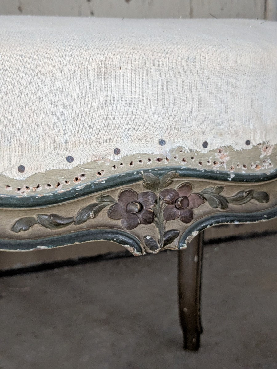 Small Louis XV Style Pouf-photo-3