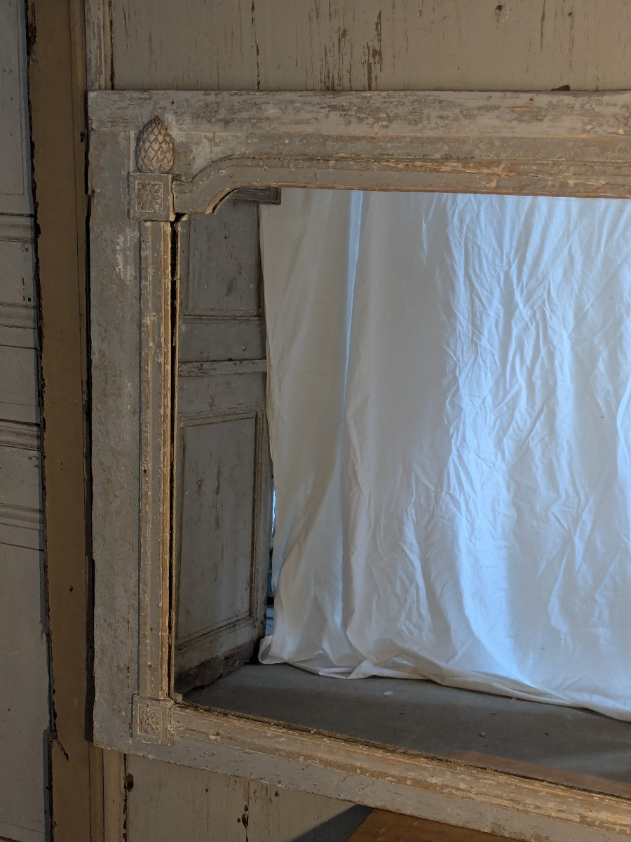 Miroir de boiserie 18 ème -photo-2