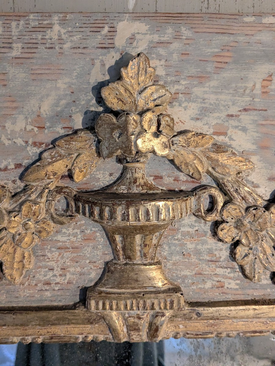 Miroir d'entre-deux Louis XVI-photo-3