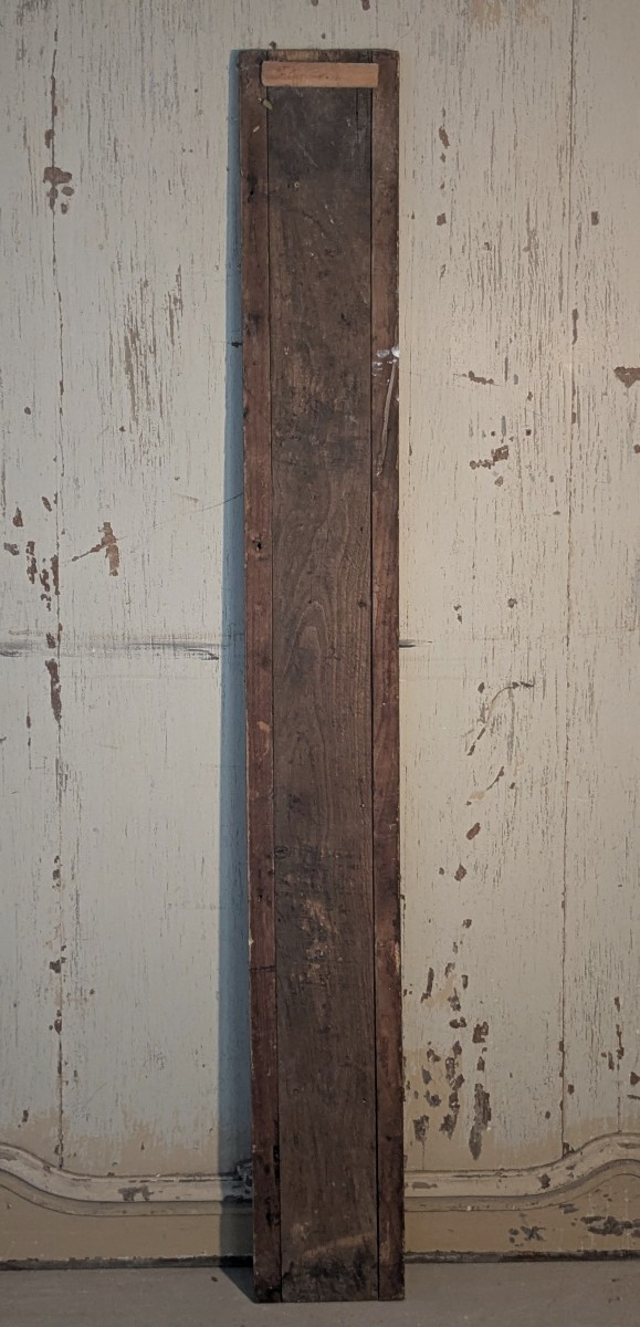 Grande chute en bois sculpté 18 ème siècle-photo-2