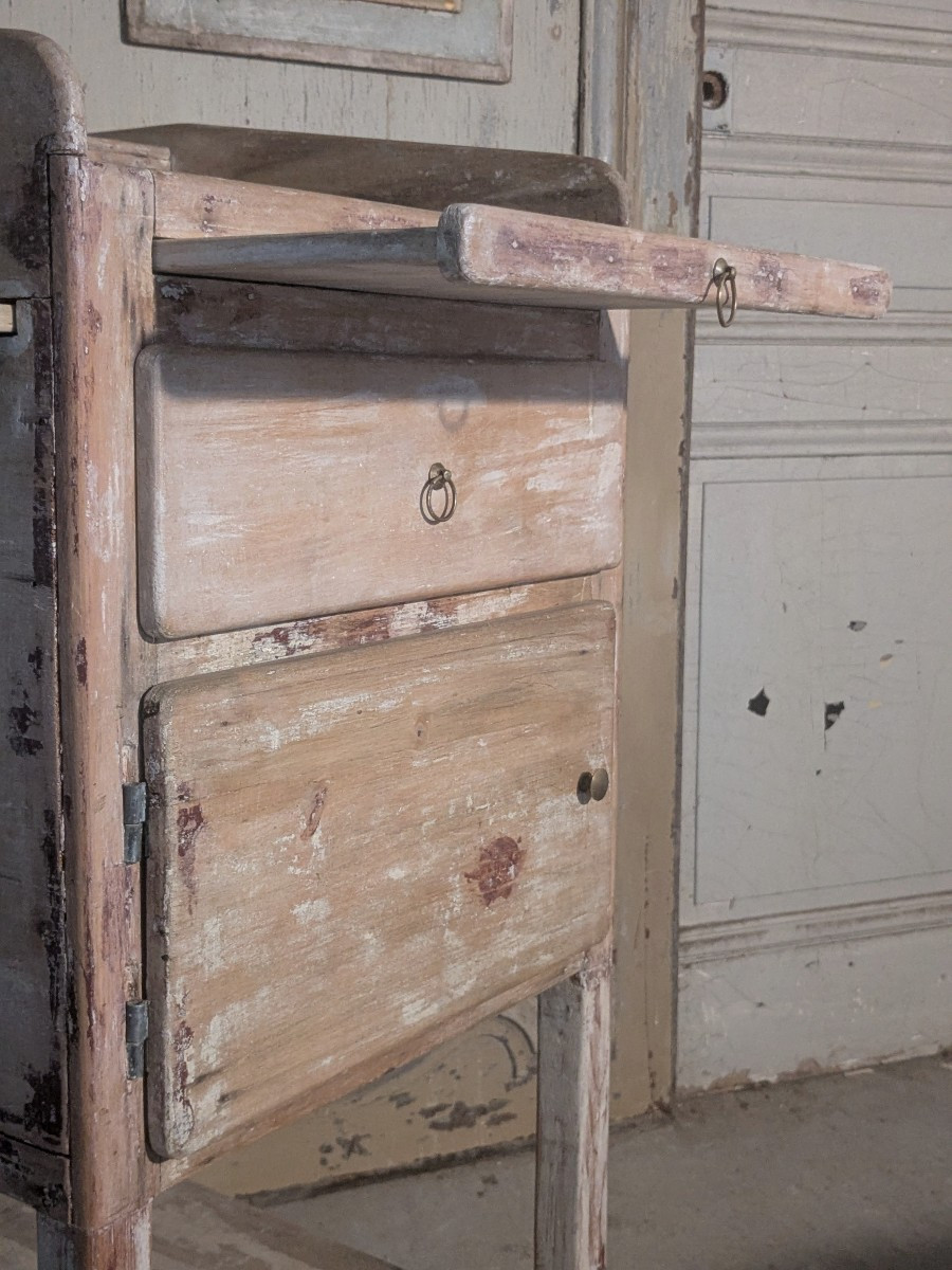 Petit meuble d'atelier de peintre, 19 ème siècle.-photo-4