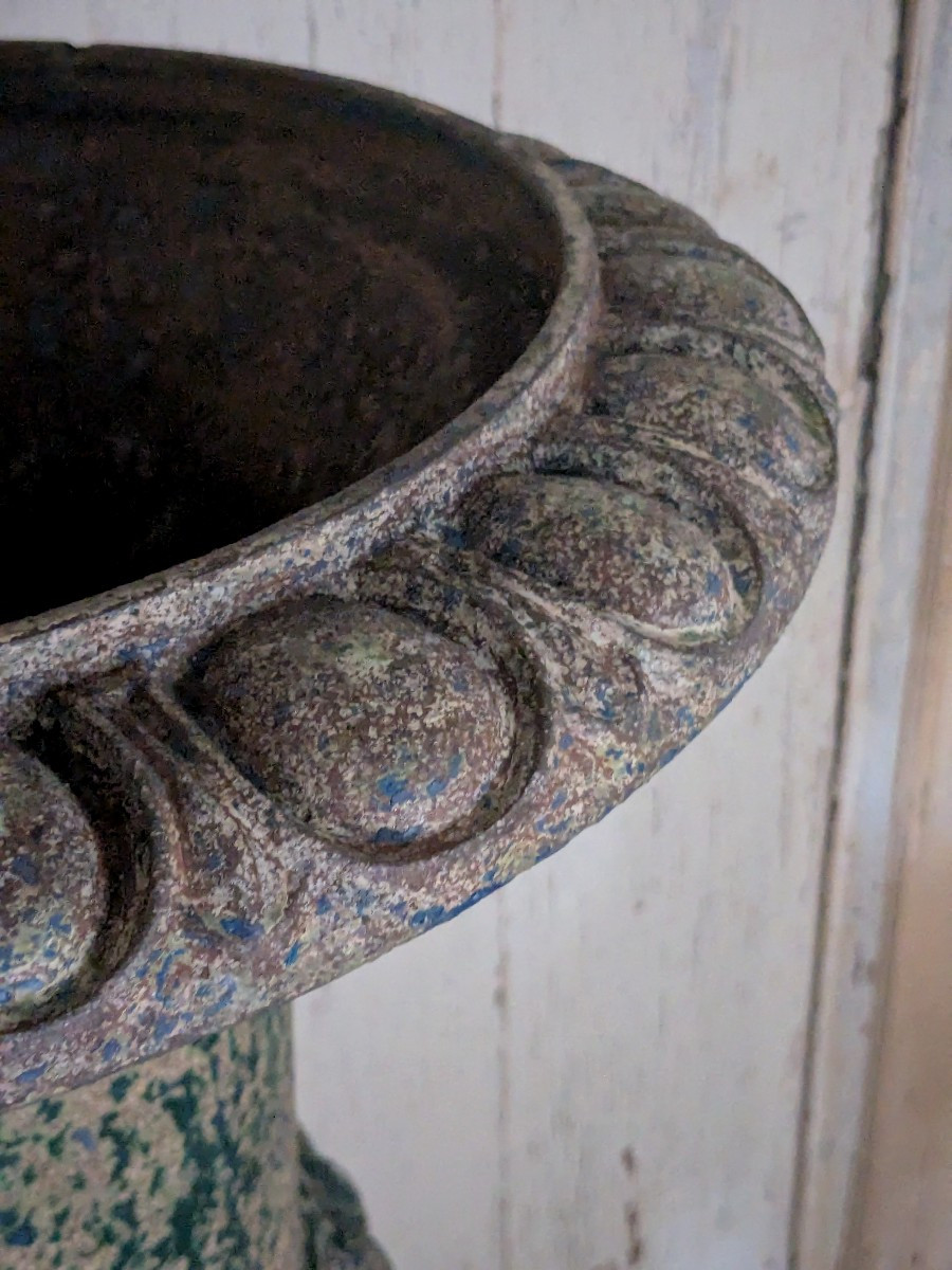 Important 19th Century Medici Vase-photo-2