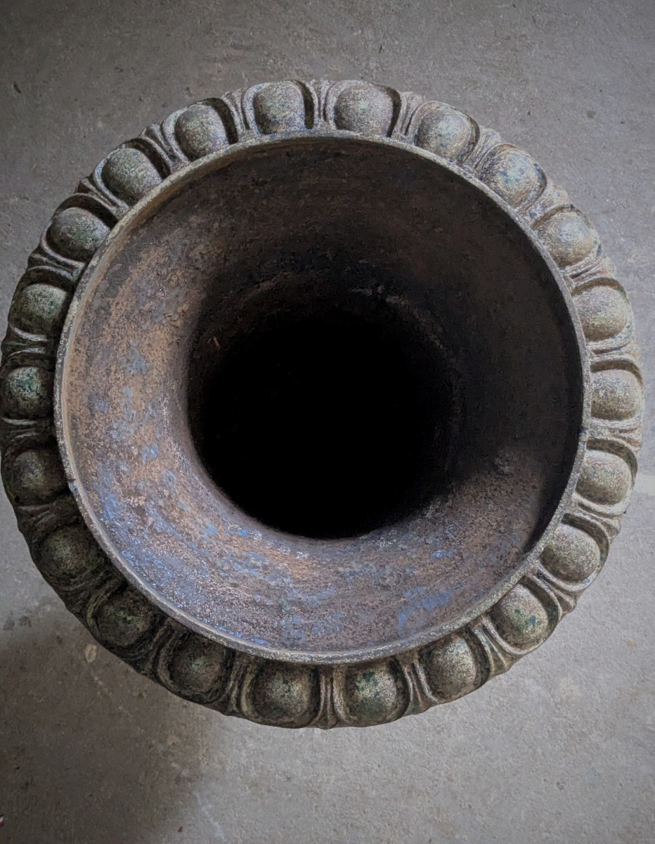 Important 19th Century Medici Vase-photo-3