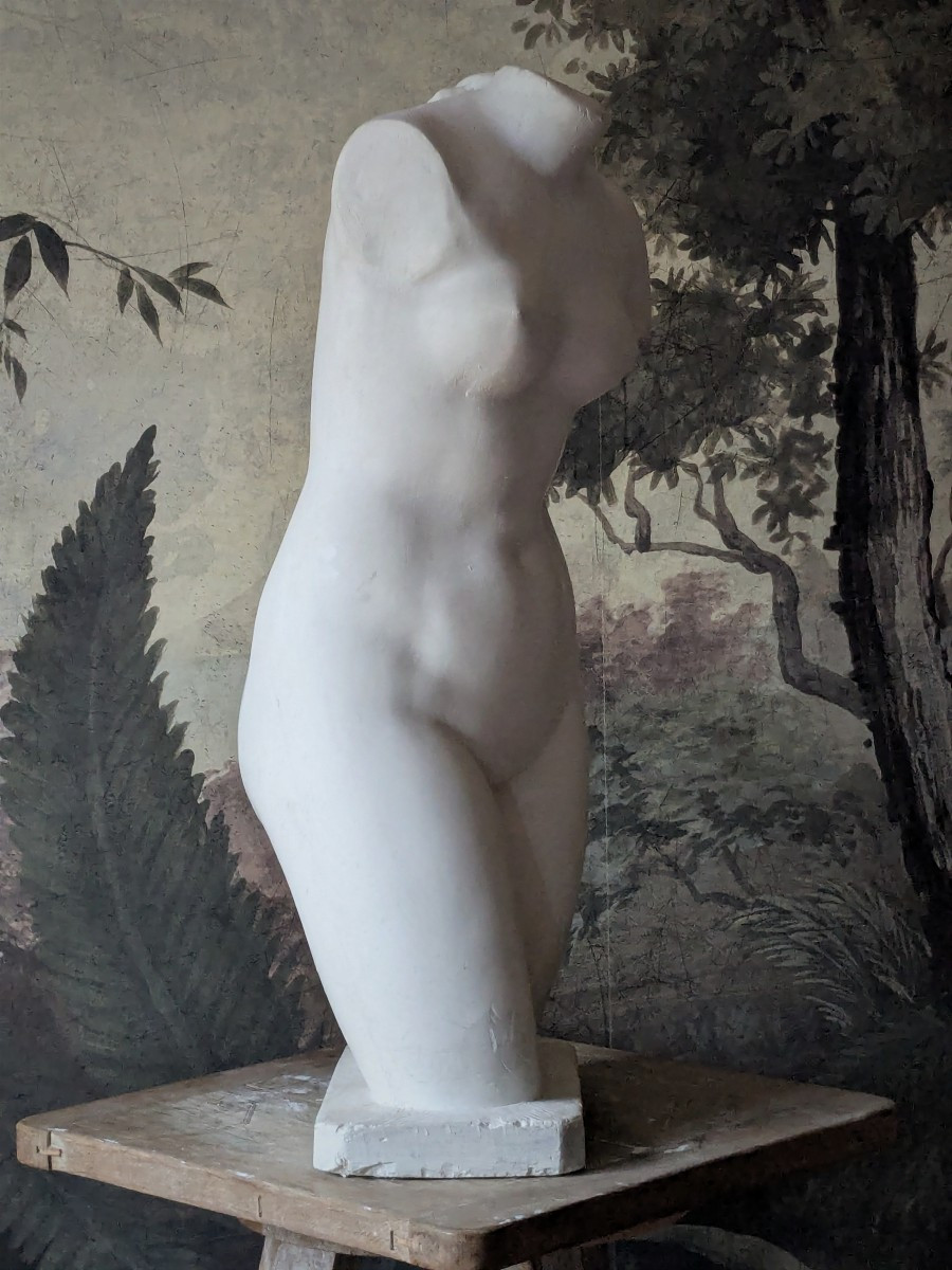 Aphrodite, plâtre 20 ème d'après Praxitèle-photo-2