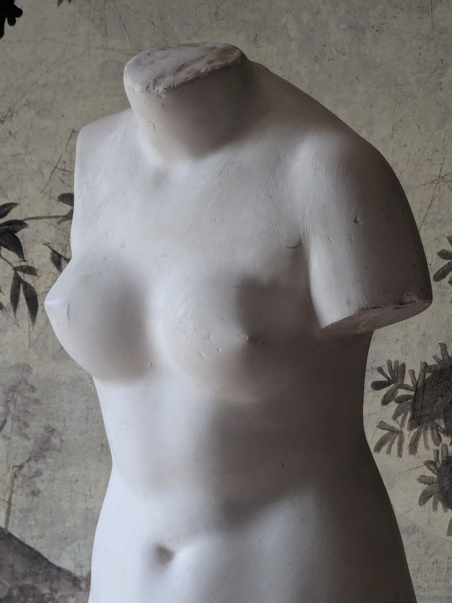 Aphrodite, plâtre 20 ème d'après Praxitèle-photo-3
