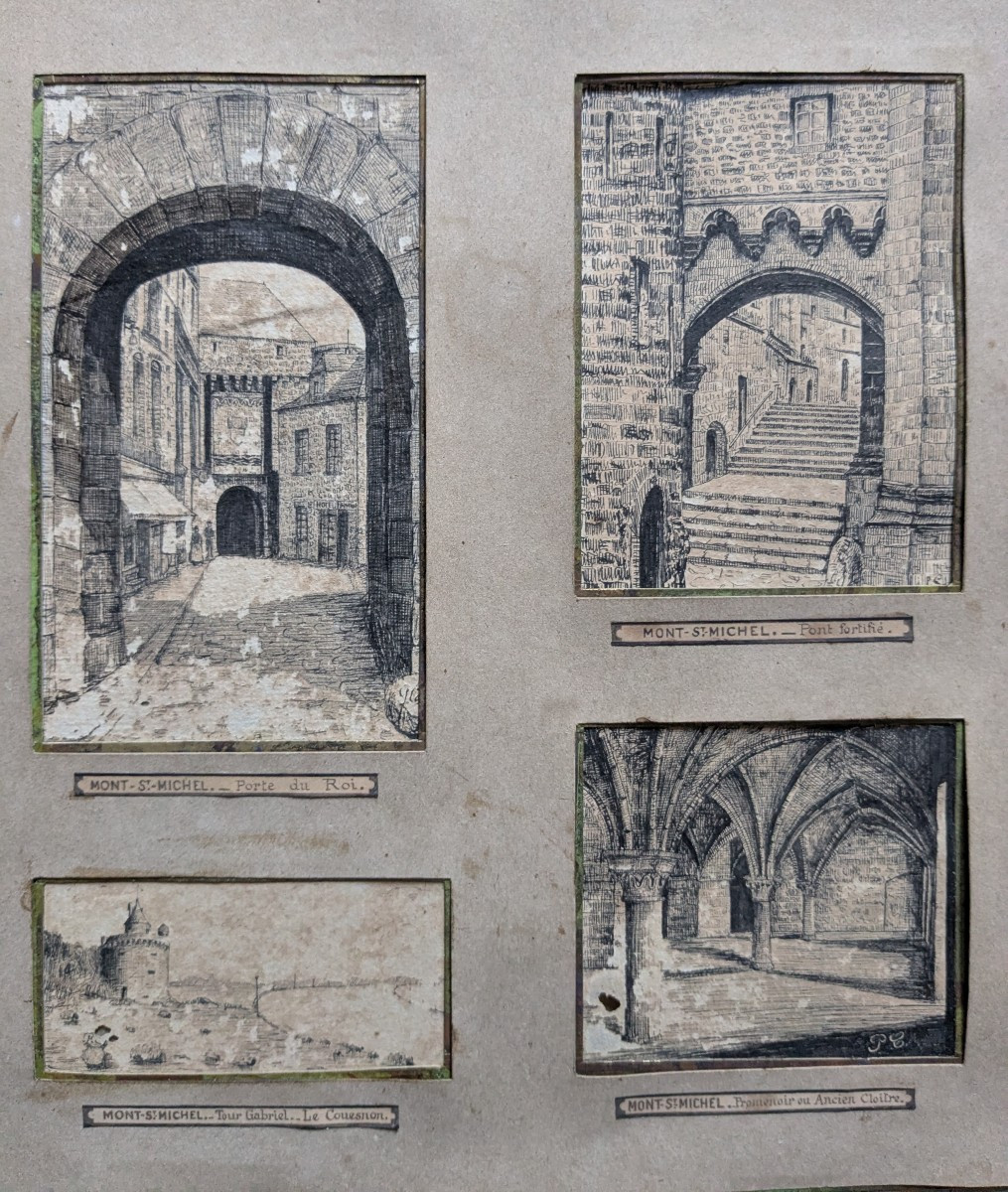 Le voyage en Bretagne, dessins 19 ème-photo-2