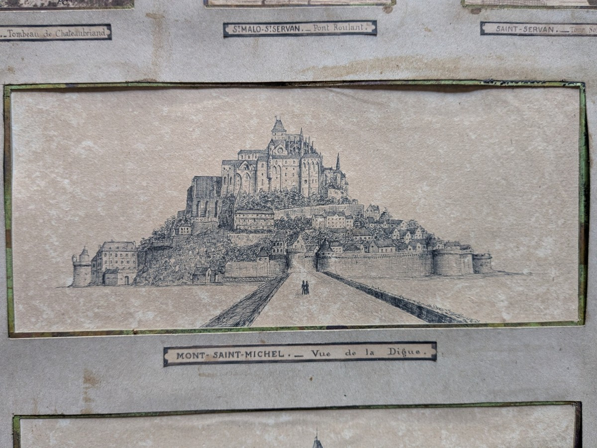 Le voyage en Bretagne, dessins 19 ème-photo-4