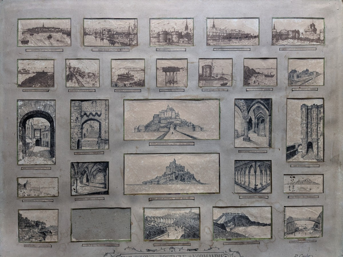 Le voyage en Bretagne, dessins 19 ème-photo-3