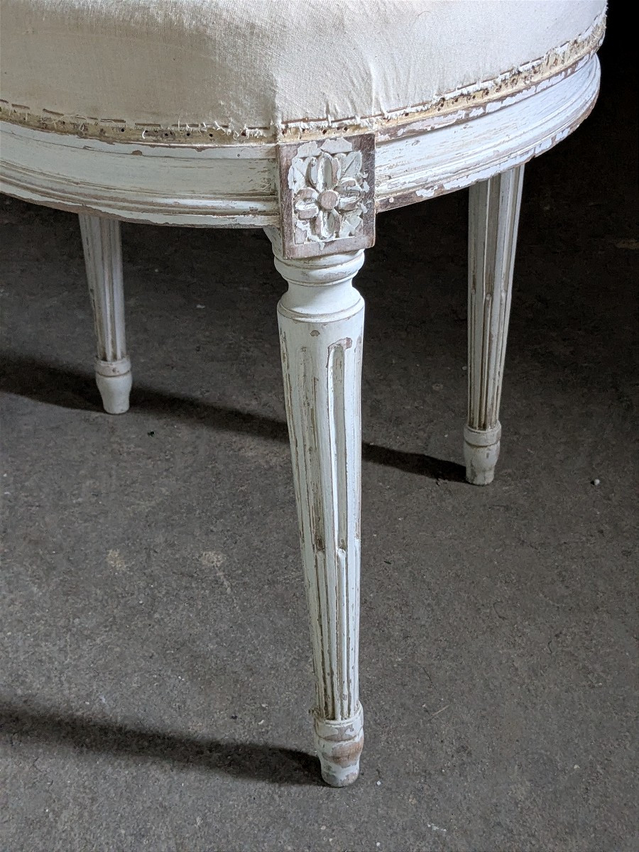 Suite de 4 chaises de style Louis XVI-photo-2