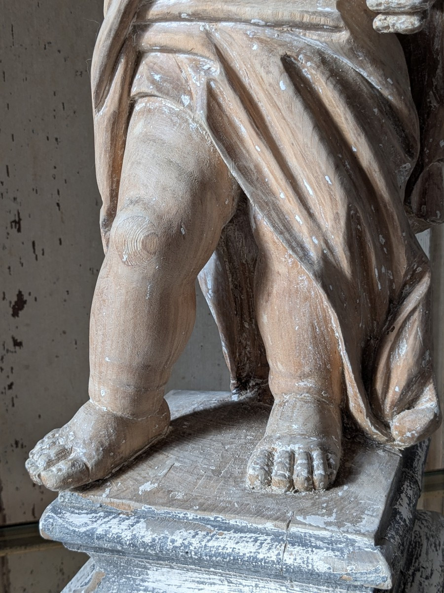 Large 18 Th Century Putto-photo-3