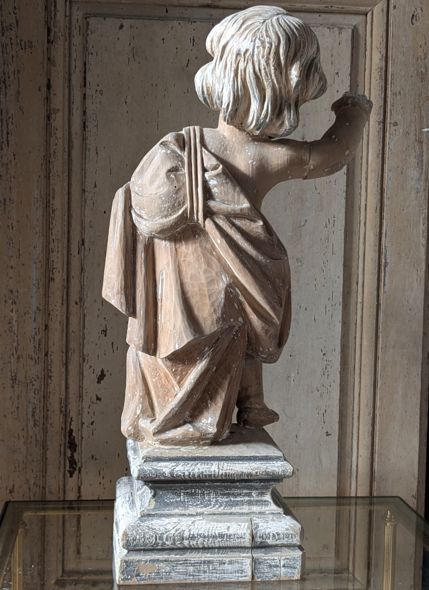 Large 18 Th Century Putto-photo-4