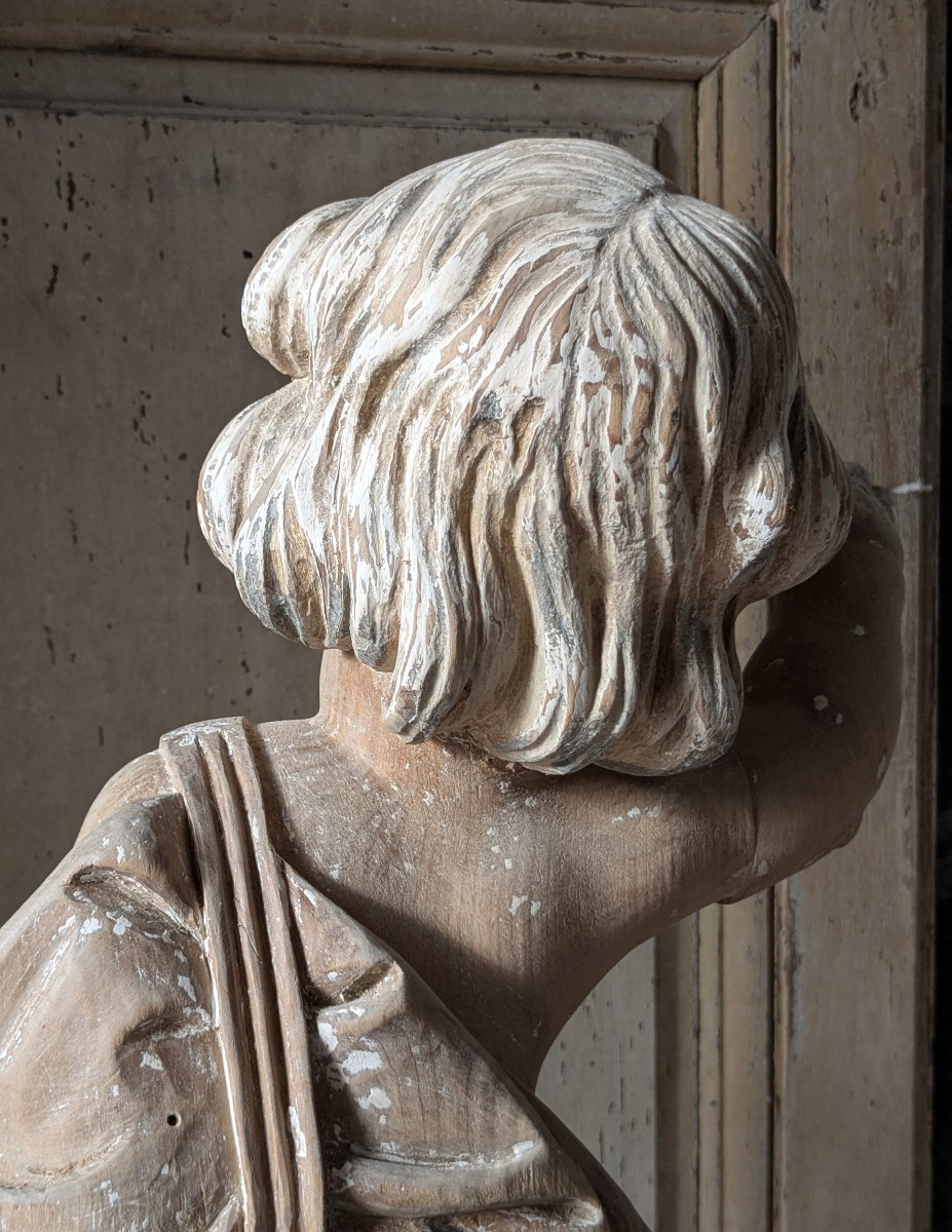 Large 18 Th Century Putto-photo-6