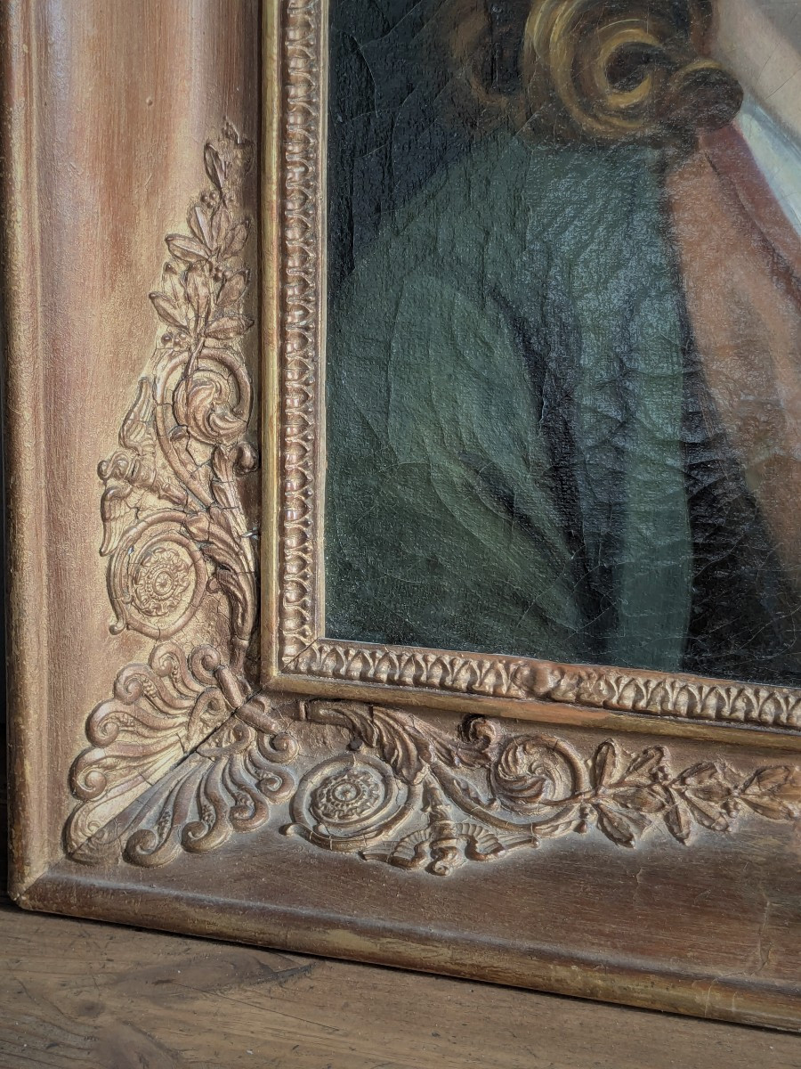 Portrait d'enfant, HST début 19 ème-photo-3