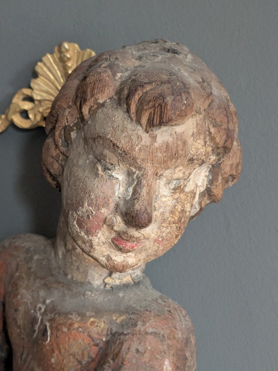 Element Of An Altarpiece From The Early 18th Century-photo-3