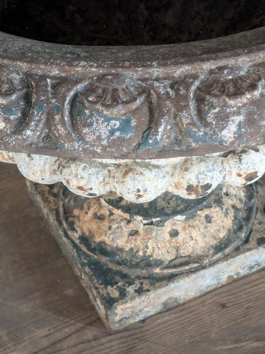 Pair Of Large 19th-century Medici Vases-photo-4