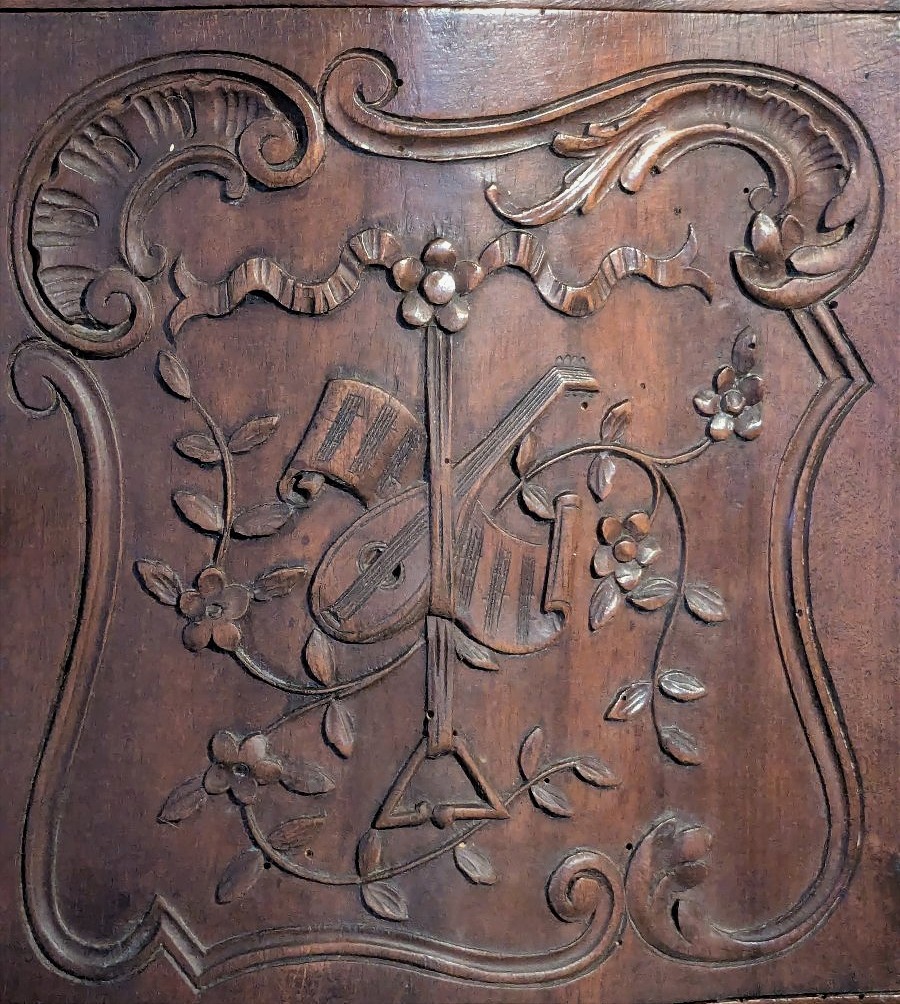 Large Nightstand In The Louis XV–louis XVI Transitional Style-photo-4